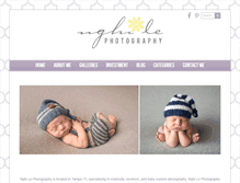 Tablet Screenshot of nghilephotography.com
